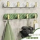 thumbnail image 1 of onlyliua para Interior/Exterior Perchero de Pared con Ganchos para Abrigos, 10,6'' de Largo, Perchero Moderno para Colgar En La Entrada, Perchero con 4 Ganchos, 2 Ganchos Decorativos para Abrigos, 1 of 7
