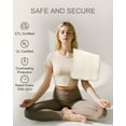 thumbnail image 7 of Aship Electric Heating Pad for Neck and Shoulders, Heating Pad for Back Pain & Period Cramps Relief - Christmas Gifts for Women Men Mom Dad, 10 Heat Settings, ETL Certified, 12"x24", Beige, 7 of 7