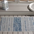 thumbnail image 2 of SAFAVIEH Courtyard Galen Striped Indoor/Outdoor Area Rug, Navy/Grey, 2'7" x 5', 2 of 15