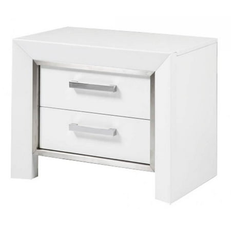 Night Stand in White Finish