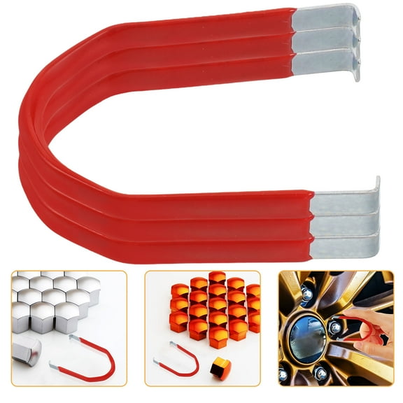 Worgeous 5pcs Heavy Duty Lug Nut Removal Tool Hub Nut Remover Tire Screw Removal Tool Push Nut Cap Removal Tool Lug Nut Cover Removal Tool For Car