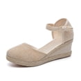 thumbnail image 4 of Sandales d'Été pour Femmes Nouvelle Arrivée Compensées Décontractées Talons Hauts Sandales Mode Style Coréen, 4 of 6