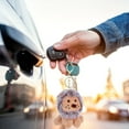 thumbnail image 3 of 1pc Lovely Key Holder Lion Keychain Unique Key Ring Key Decoration Bag Colgante para uso decorativo (Marrón), 3 of 8