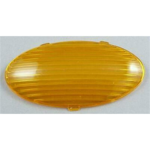 Gustafson AM4047 Oval RV Porch Light Amber Replacement Lens Walmart