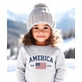thumbnail image 5 of America Est 1776 Sweatshirt for Men Women & Kids Patriotic USA Flag 4th of July Pullover Gray Sweatshirt Youth Small, 5 of 8