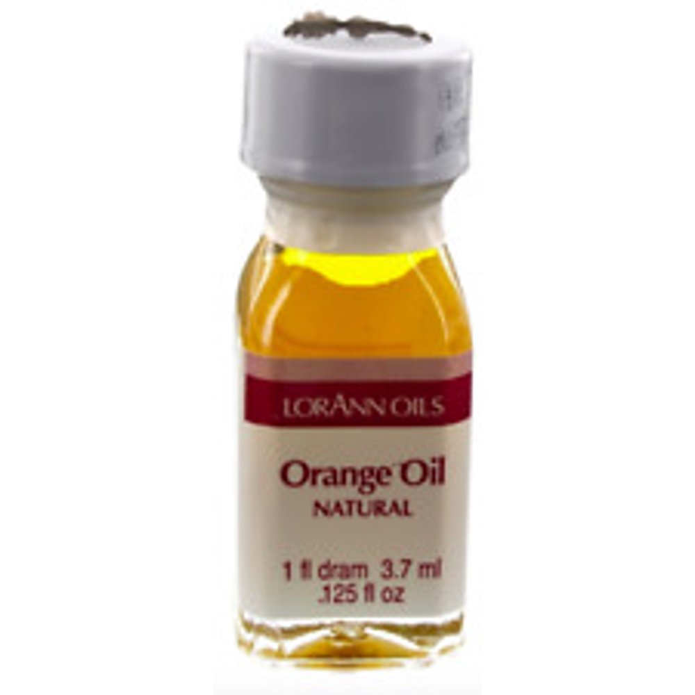 Lorann Oils Orange 1 Dram Super Strength Flavor Extract Candy Baking Includes 1 Dram Dropper And