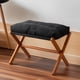 thumbnail image 5 of Taburete de descanso Escritorio Escalón Mueble Plegable Debajo del Escritorio Cojín Suave Otomano Pie negro, 5 of 6