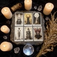 thumbnail image 6 of Tarot Cards Deck with Unique Artistic Illustrations and Durable Cardstock for Divination and Collection Use, 6 of 8