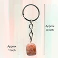 thumbnail image 2 of Sunstone Crystal Car Key Holder, Tumbled Crystal Keychain, 2 of 5
