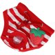thumbnail image 5 of Pet Pigs Pantalones Fisiológicos Patrón De Fresa Cerdos Ropa Interior Sanitaria Pañales ReutilizablesRojo S, 5 of 5