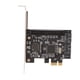thumbnail image 2 of Tarjeta PCIe 2,0 SATA, 2 puertos, interfaz de 40 pines, 6,0 Gbps, 3,0 Gbps, 1,5 Gbps, SSD PCI E a tarjeta de expansión SATA para Win, 2 of 8