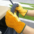 thumbnail image 3 of Labor Protection Gloves Breathable Non-Slip and Wear-Resistant Construction Site Protection Gloves Cowhide WeldingGloves, 3 of 7