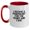 White/Red, variant on Funny Pharmacist Gifts for Men or Women, 'I Became A Pharmacist For The Money And Fame' Two Tone Coffee Mug for Graduation, Gifts from Family, Friends, or Coworkers, 11oz Ceramic Mug