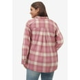 thumbnail image 2 of Ellos Women's Plaid Flannel Shirt Shirt, 2 of 6