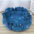 thumbnail image 7 of Plush Round Pet Bed, Soft Foldable Drawstring Adjustable Pet Cushion Bed, Non‑Slip Warm Sleeping Nest for Small Dogs Cats, Cozy Indoor Pet Sleeping Mat for Rest and Sleep, 7 of 7