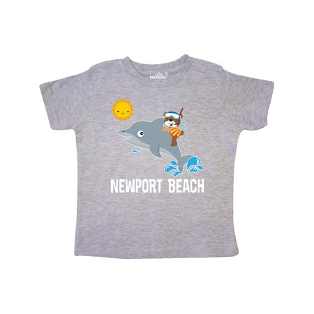 

Inktastic Newport Beach California Dolphin Gift Toddler Boy or Toddler Girl T-Shirt