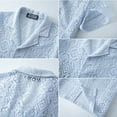 thumbnail image 6 of Under 10 dollars! Shirts for Men Sheer Mesh Short Sleeve Button Down Fashion Shirts Lace Tee Breathable Undershirts Party Shirts, 6 of 6