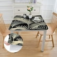thumbnail image 2 of Awypu Palm Leaves with Lush Branches and Leaves Square Tablecloth Great for Home Kitchen/Parties/Holiday Dinner 100% Polyester Fiber 46*46, 2 of 8