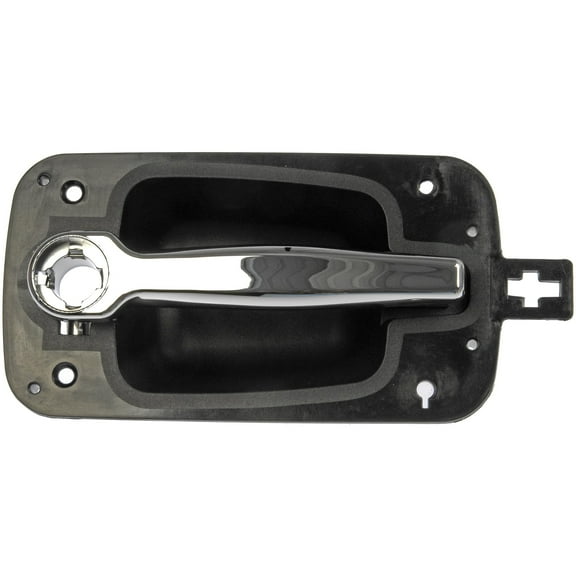 Dorman 760-5106 Front Driver Side Exterior Door Handle for Specific International Models, Black and Chrome