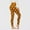 Brown, variant on Brondbend Womens Yoga Pant Soft Leggings for Women Stretchy High Waist Belly Control Workout Trousers Printed Stylish Tights Slim Fit Weekend Athletic Jogger Black