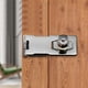 thumbnail image 3 of Cerradura De Puerta, Accesorios De Hardware Cerradura De Puerta Cerrojo Cerradura De Cajón Antirrobo, Congeladores, Para Gabinetes, EOTVIA Safety Hasp, 3 of 8