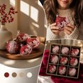 thumbnail image 5 of QISIWOLE 9 Piece Assorted Christmas Bauble Box Set, Red & White Special Shape Ornaments, 3.15 x 3.15 in Plastic Baubles, for Christmas Tree and Holiday Decor, 5 of 5