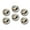 C0338, variant on Glass Refrigerator Magnet 6Pcs Magnetic Fridge Sticker,Decor for Kitchen,Whiteboard,Cabinet,Collage Of Coffee Images With Heart And Coffee Beans