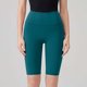 thumbnail image 5 of Pantalones de Yoga de Verano para Mujeres Ligeros, de Moda Color Sólido Cuarto Alta Cintura Cadera Levantamiento Pantalones Cortos Deportivos, 5 of 8