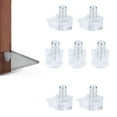 thumbnail image 4 of Piquets 50 Pcs Support d'Étagère Transparent Piquets Support d'Étagère Épingles Support Clips d'Armoire Support Matériel de Meuble, 4 of 7