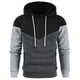 thumbnail image 1 of Gibobby Sudaderas de hombre Camisetas casuales con capucha para hombre de manga corta de color liso(Negro,G), 1 of 5