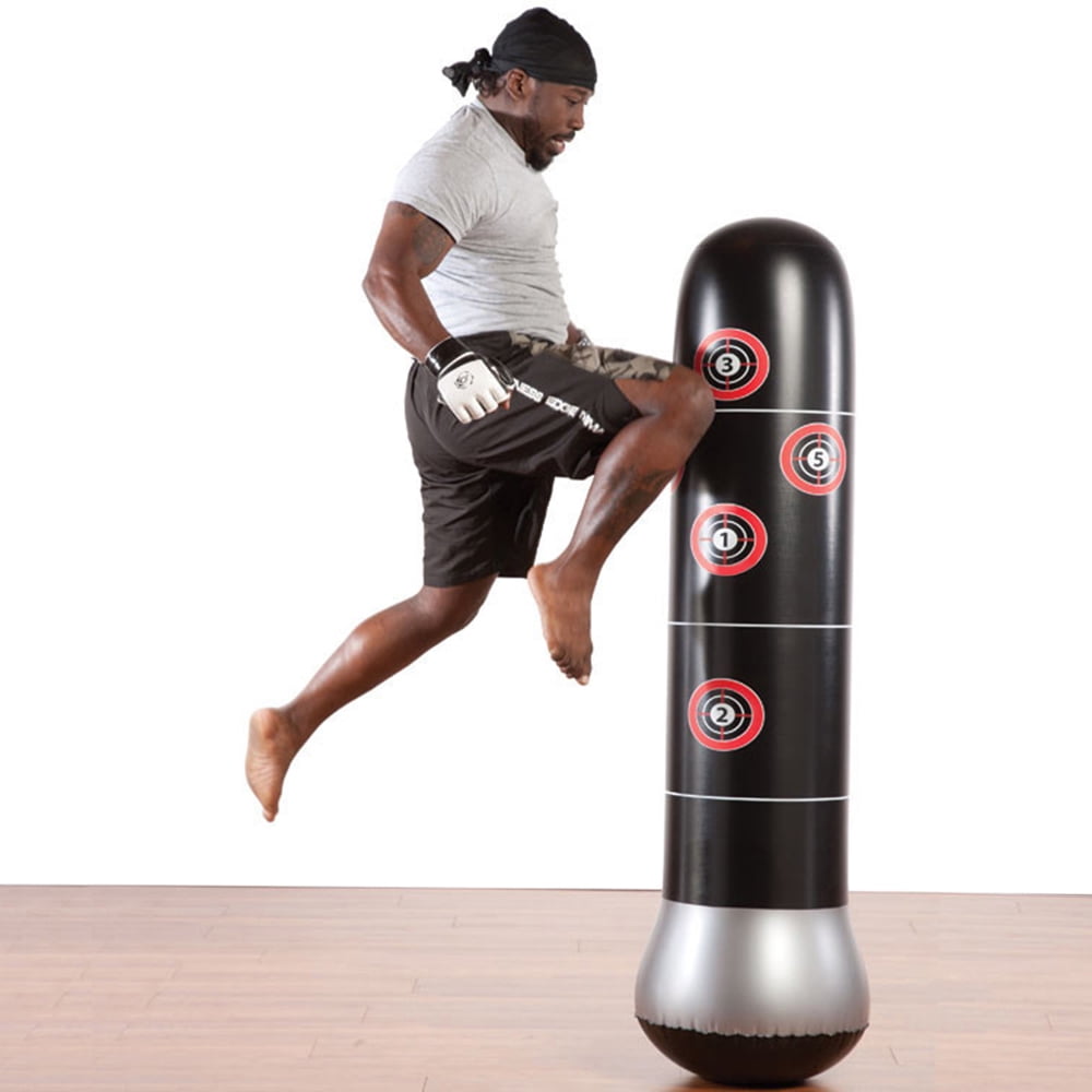 Details about   160cm Free Standing Inflatable Boxing Punch Bag Kick MMA Training Kids Adults 