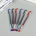 thumbnail image 2 of Farfi 12Pcs Gel Ink Pen 0.38mm Student Stationery Office DIY Sketching Writing Tool (Red), 2 of 13