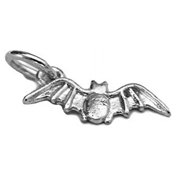 Bat Flying #1 Sterling Silver .925 Small Charm pendant