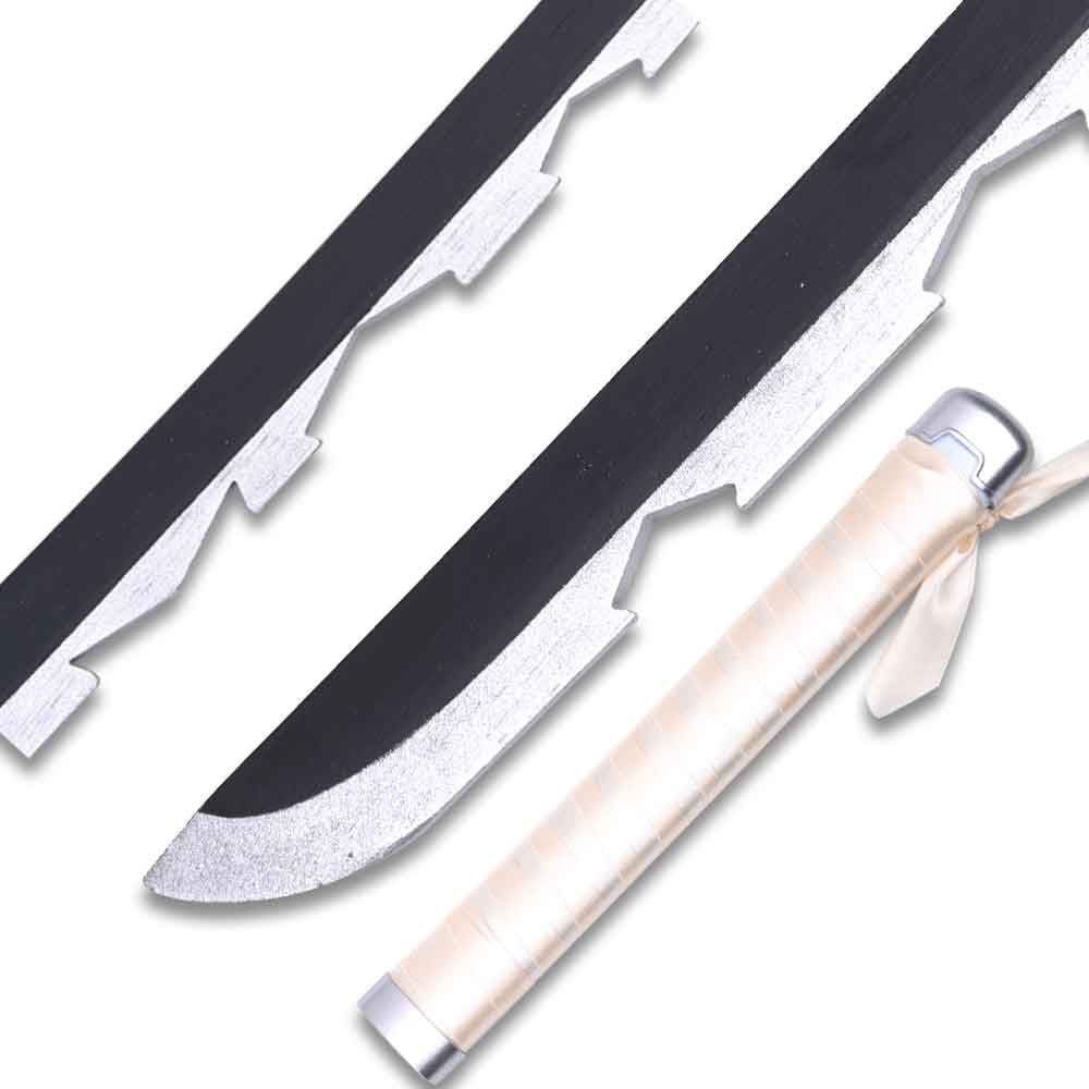 DEMON SLAYER - Inosuke Hashibira Grey Nichirin Wood Sword Katana w/Plastic Scabbard 41"