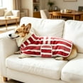 thumbnail image 4 of Perro Mascota Bata de Baño Toalla Absorbente de Vellón Engrosado con Diseño de Rayas, Múltiples Tallas para Razas Pequeñas a Grandes, 4 of 6