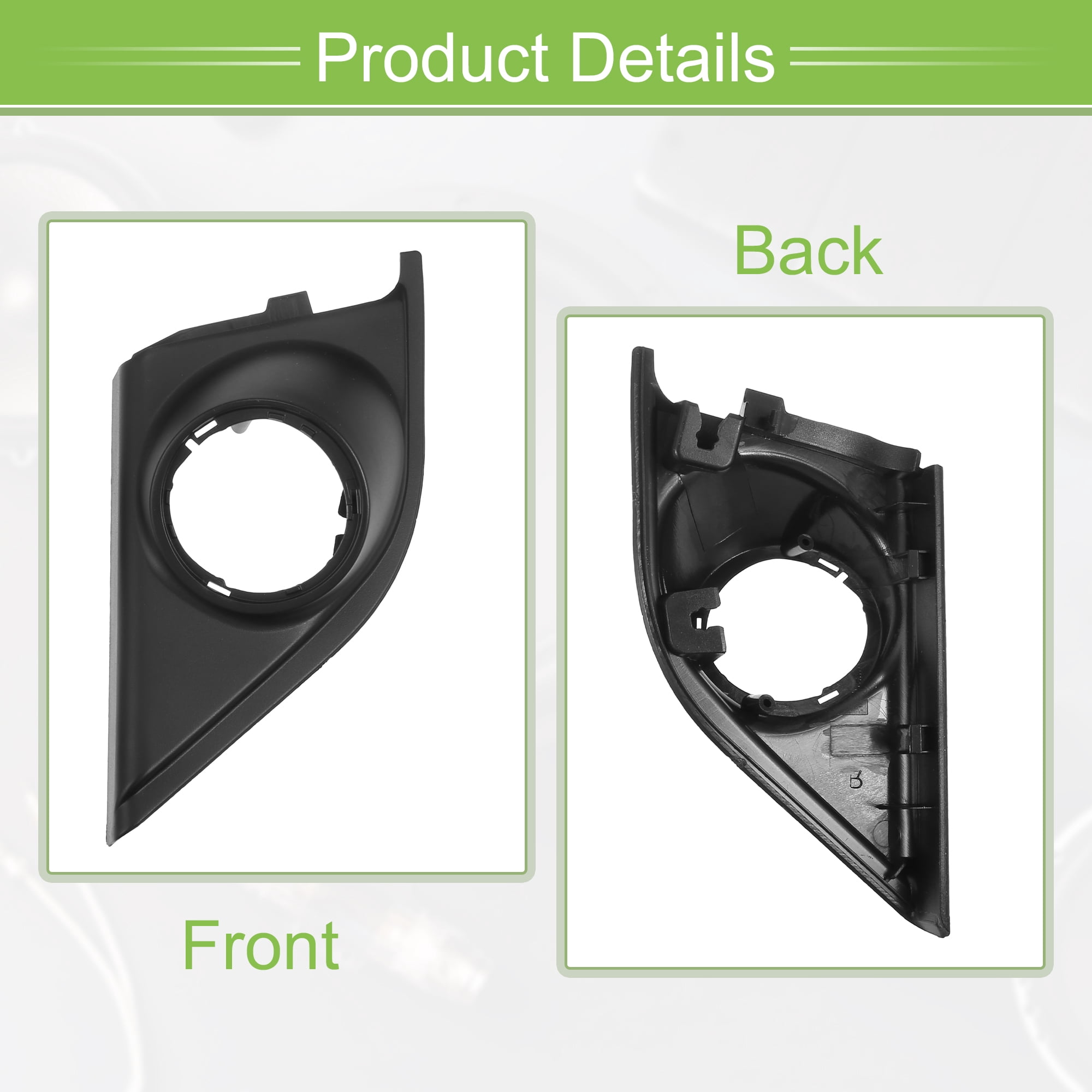 Unique Bargains Car Door Speaker Window A Pillar Cover Trim for Honda CRV 2017-2019