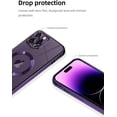 thumbnail image 2 of Plating Case for iPhone 11 Pro Max with Camera Lens Protector,Anti-Scratch Shockproof Slim Protective Case, Ideal for Women and Men，Compatible for iPhone 11 Pro Max, Purple, 2 of 14