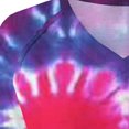 thumbnail image 5 of ICHUANYI Clearance Women's V-Neck Casual Christmas Print Raglan Long Sleeve T-Shirt Top(Pink, XL) ICHUANYI WER2023081114950, 5 of 5