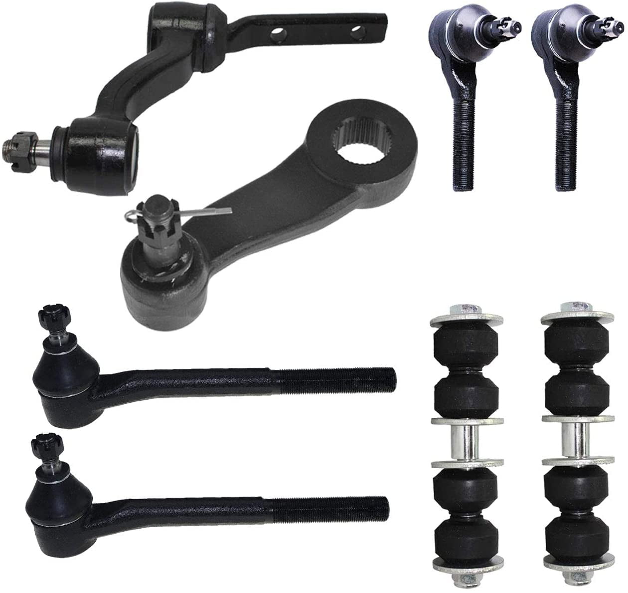 4WD Pitman Arm Tie Rod Idler Arm for Blazer Sonoma Jimmy S10 8pc