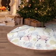 thumbnail image 5 of Haiem Hand Drawn Rabbit Pattern Christmas Tree Skirt Merry Christmas Party Christmas Tree Decoration,New Year Decorations-30", 5 of 6