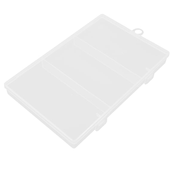 NUOLUX Desk Organizer Box for Paper Clips White Storage Container for Small Items
