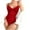 Wine, variant on Women's Corset Bodysuit with Built in Bra Sleeveless Adjustable Spaghetti Romper See Through Going out Slim Mesh Shapewear