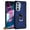 Blue, variant on For Motorola Edge 2022 Shockproof Hybrid Dual Layer PC + TPU with Ring Stand Metal Kickstand Heavy Duty Armor Shell Phone Case Cover by Xpression - Red