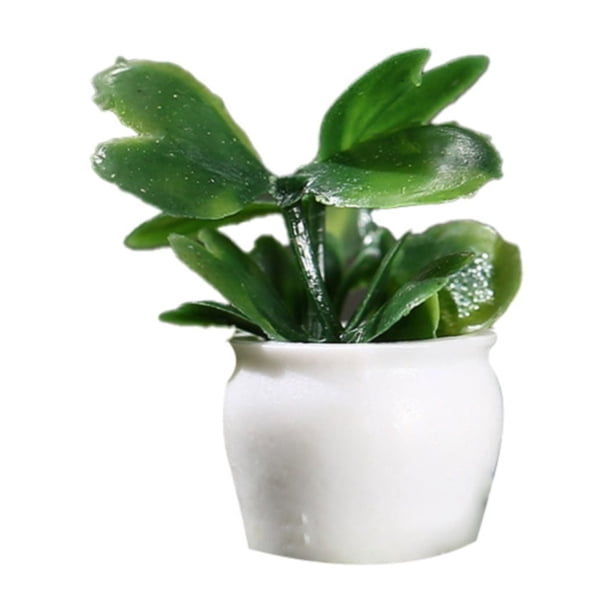 Adornos de escritorio Poaug en oferta, liquidación, accesorios para casas de muñecas, macetas, flores y plantas, plantas verdes, modelos de plantas en miniatura, adornos de jardinería terminados.