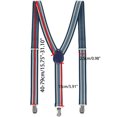 thumbnail image 5 of INSPIRE CHIC Unisex Elastic Y Shape Adjustable Printed Suspenders Blue-stripes 79 x 2.5cm/31 1/8 x 1 inches, 5 of 5