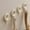 Beige, variant on Heavy Duty Adhesive Wall Hooks | No Drill Hanging Hooks for Bathroom Kitchen | 4-Pack Strong Load Bearing Non-Marking Hooks in White Gray Beige