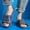 Blue, variant on WAVSUF Slide On Slippers for Men's, Versatilable Soft Sole Breathable Holes Indoor Bathroom Shower Shoes Blue 9-9.5