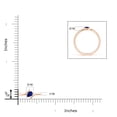 thumbnail image 4 of ANGARA Natural Bypass Pear-Shaped Blue Sapphire Ring in 14K Rose Gold for Women (Size-4x3mm) | September Birthstone, Birthday, Anniversary, Jewelry Gift for Women | Natural Blue Sapphire Ring, 4 of 9