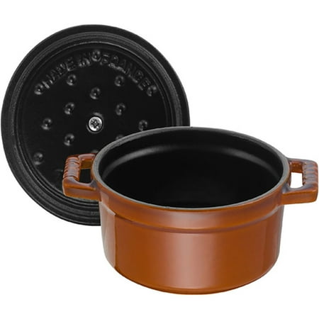 Staub Cast Iron 4-qt Round Cocotte - Burnt Orange - Burnt Orange