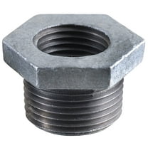 511-931HN Galvanized Pipe Fitting, Hex Bushing, 1/2 x 1/4-In. - Quantity 1